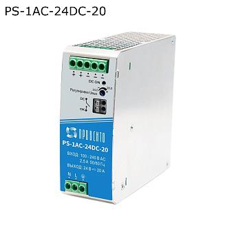 Источник питания однофазный на 24 Вольта, 480 Ватт