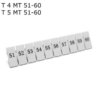 Полоса маркировочная 51-60, 50 шт.
