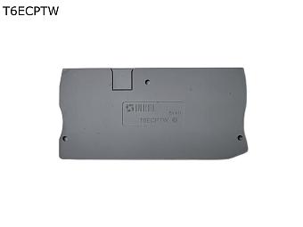 Крышка торцевая для 3-контактной push-in клеммы 6 мм2, серая