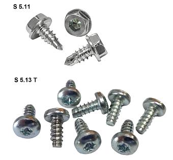 Винт самонарезающий, 100шт.