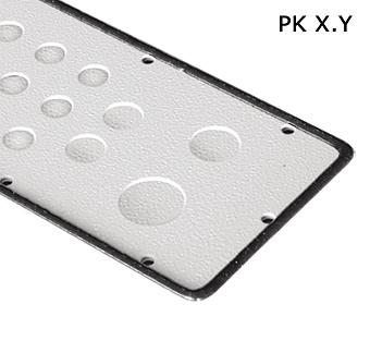 Панель кабельного ввода с выбивными отверстиями 