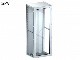 Шкаф распределительный с обзорной дверью из нержавеющей стали