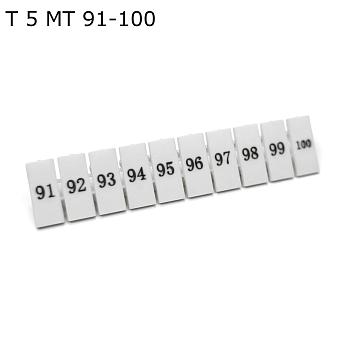 Полоса маркировочная 91-100, 50 шт.