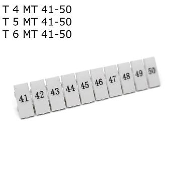 Полоса маркировочная 41-50, 50 шт.
