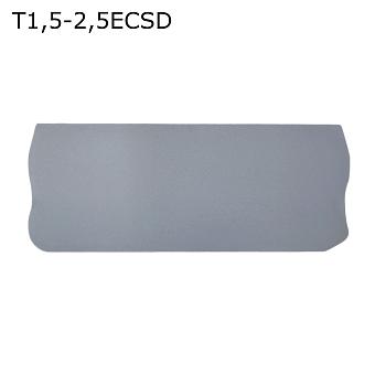 Крышка торцевая для 4-контактной пружинной клеммы 1,5-2,5 мм2, серая